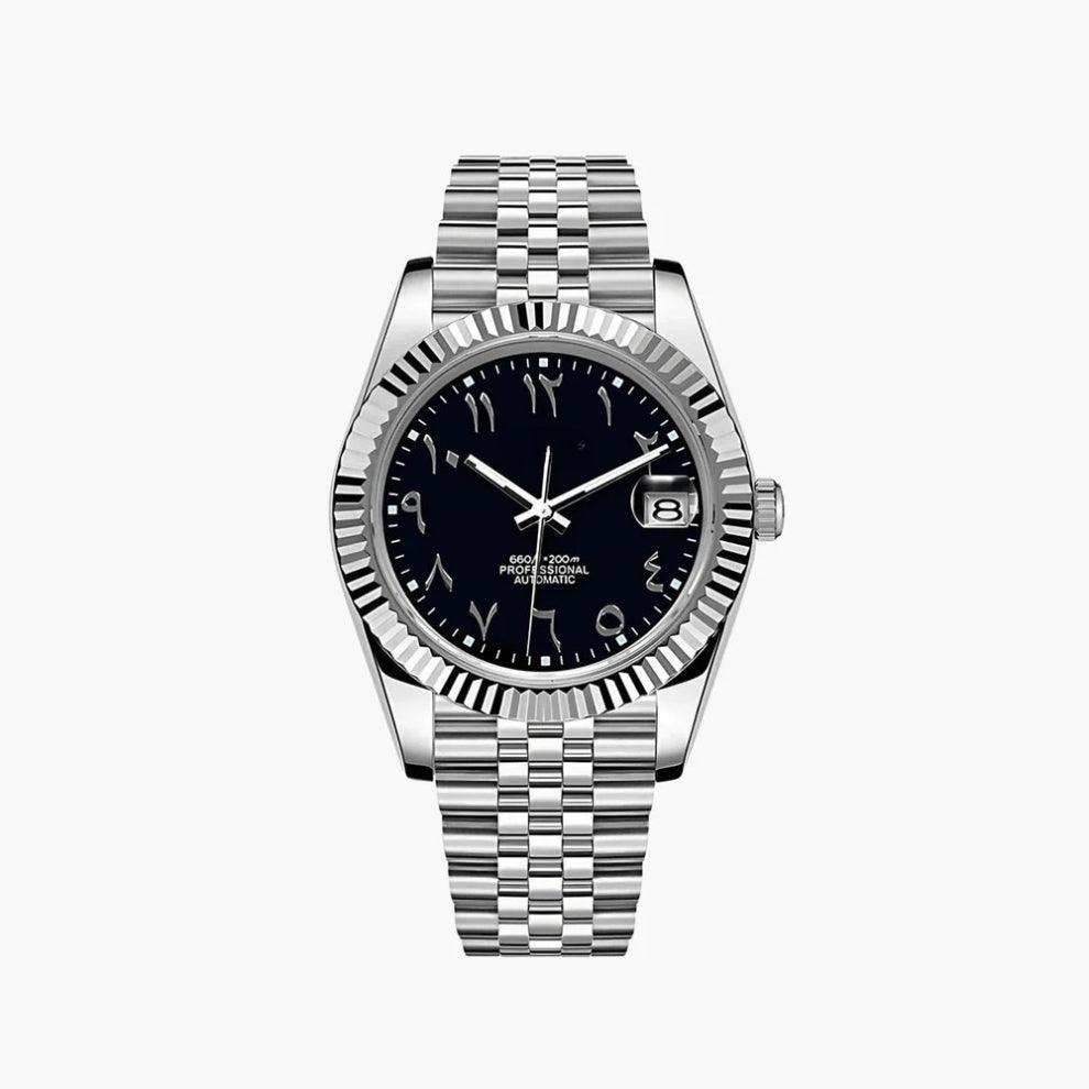 Dateiko Arabic | Black - TWTwatches