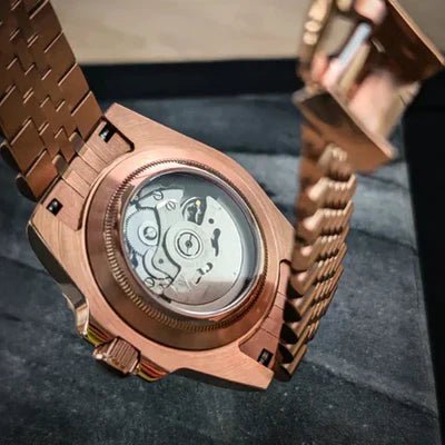 GMTeiko Rootbeer | Rosé Gold - TWTwatches