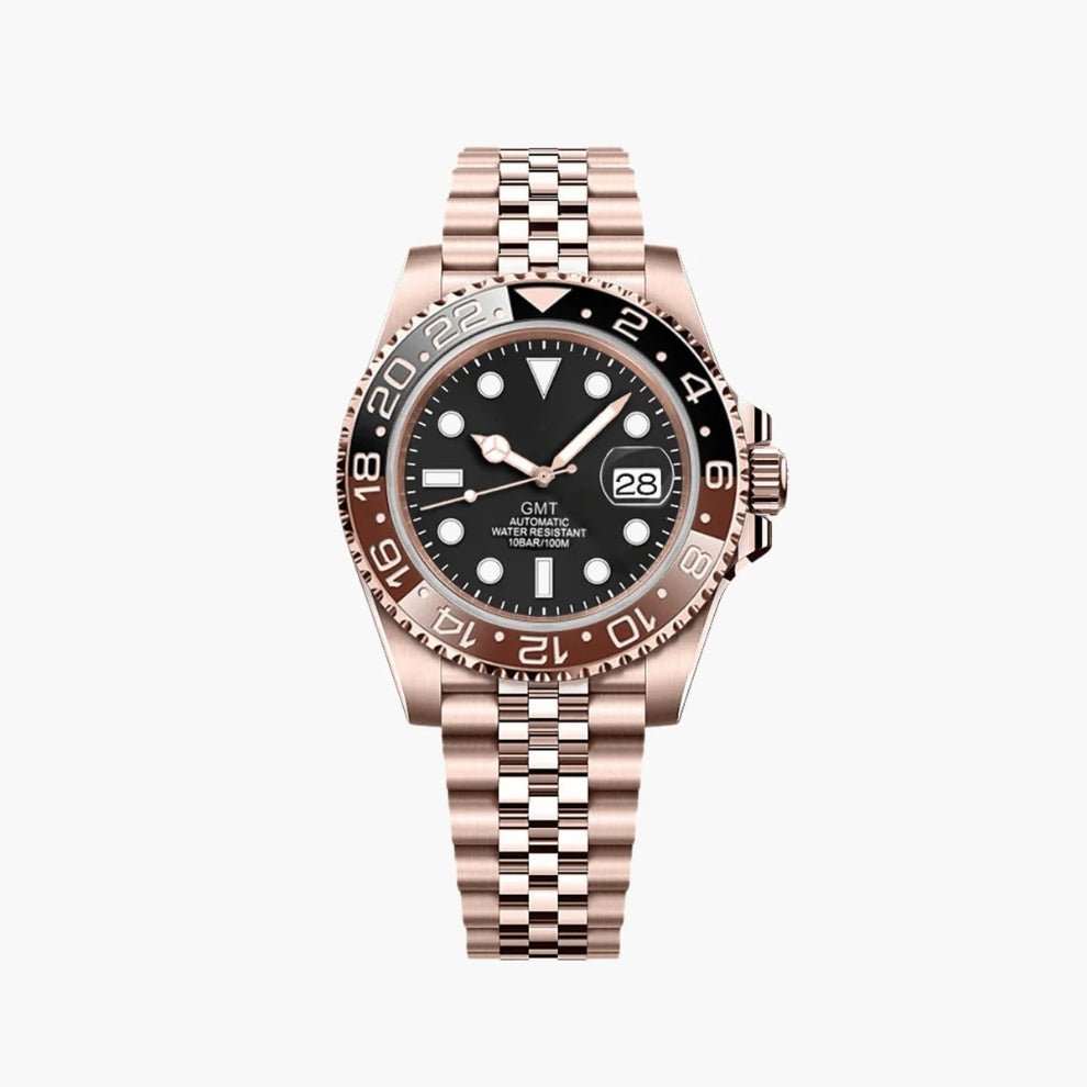 GMTeiko Rootbeer | Rosé Gold - TWTwatches