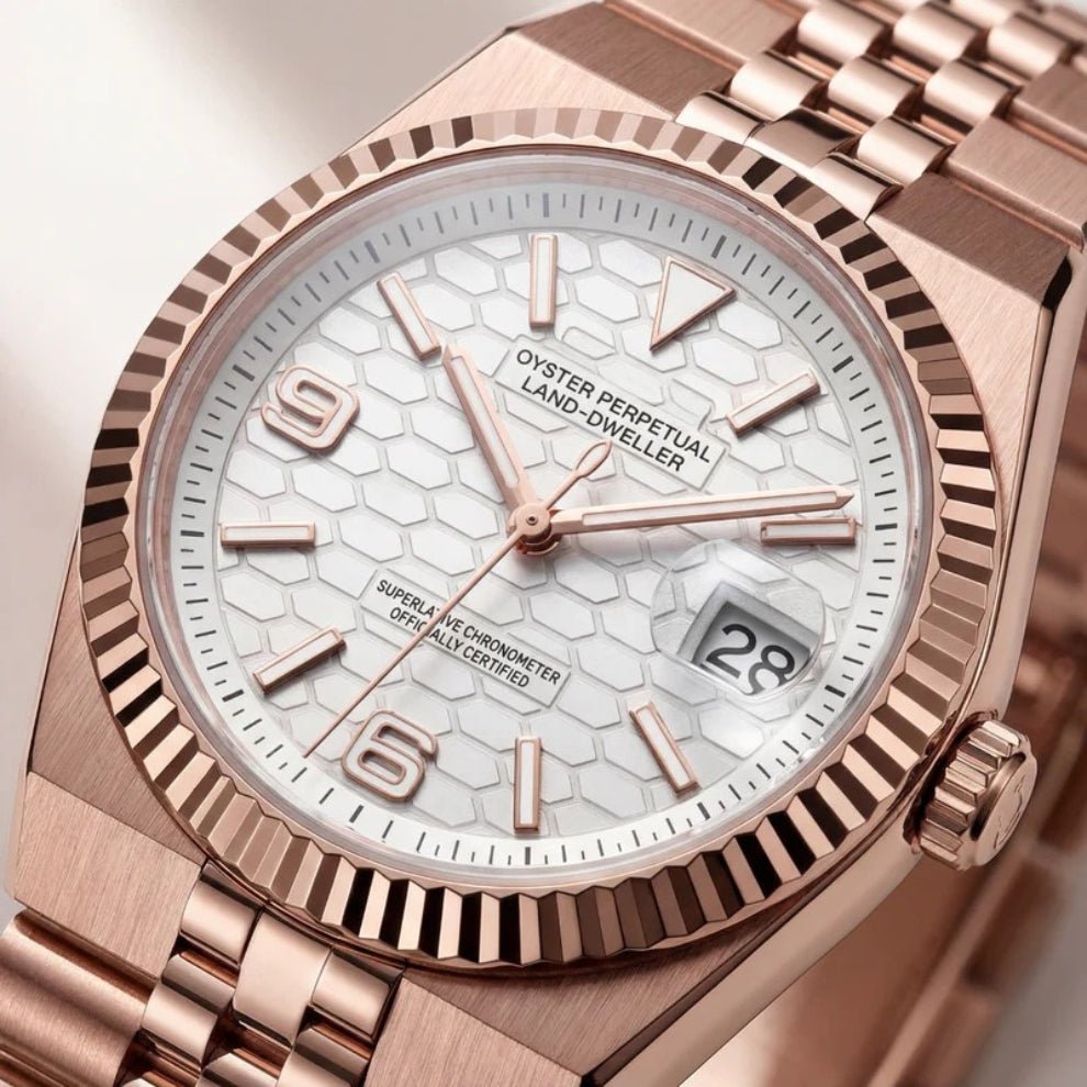Land Dwelleiko | Rosé Gold - TWTwatches