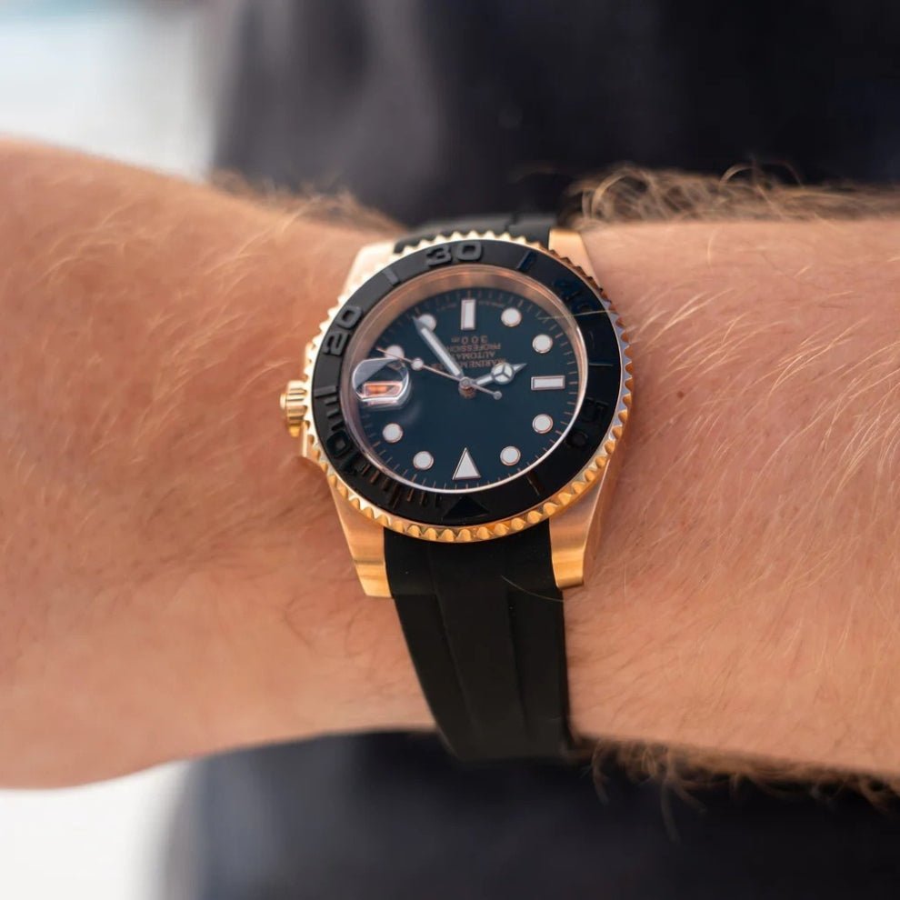 Subeiko Rubber | Rosé Gold - TWTwatches