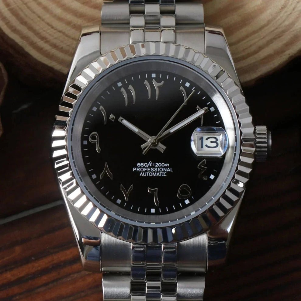 Dateiko Arabic | Black - TWTwatches