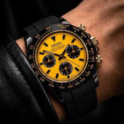 Seiko Mod Daytona Bumblebee | TWT - TWTwatches