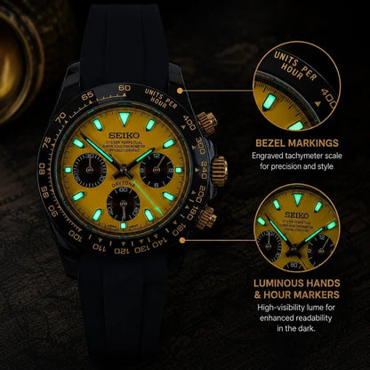 Seiko Mod Daytona Bumblebee | TWT - TWTwatches