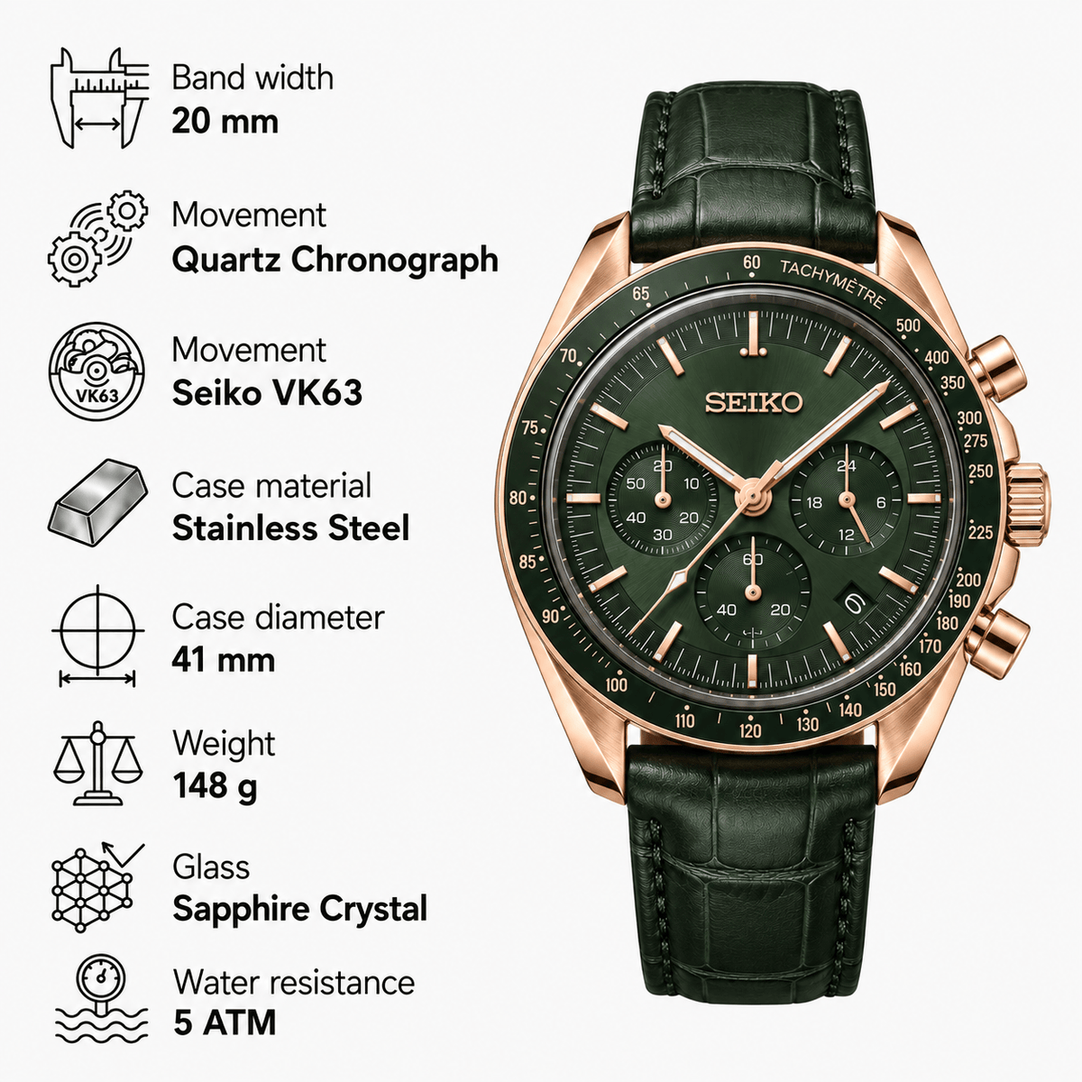 Seiko Mod Speedmaster | TWT - TWTwatches