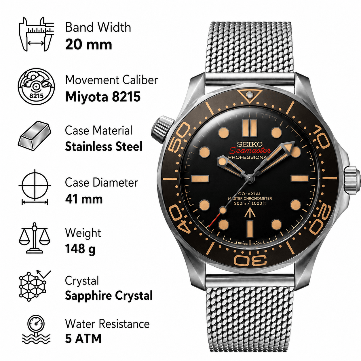 Seimaster | James Bond 007 - TWTwatches