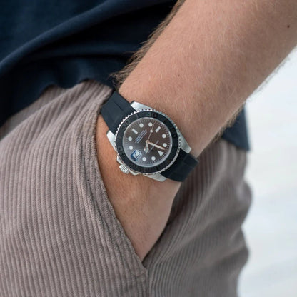 Subeiko Rubber | Silver - TWTwatches