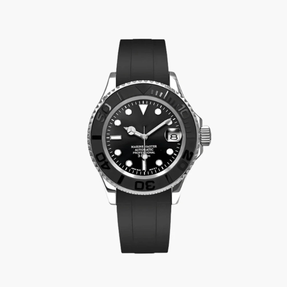 Subeiko Rubber | Silver - TWTwatches